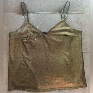 Express Gold Shimmer Camisole